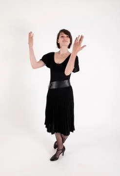 Nanny smiling 스톡 사진