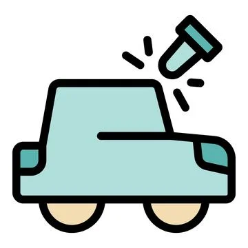 Nano ceramic coating protecting car paint with innovative technology Stock Illustration