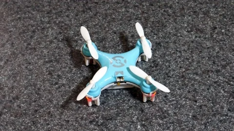 Nano-Drone Takes Off Stock Footage 53978388