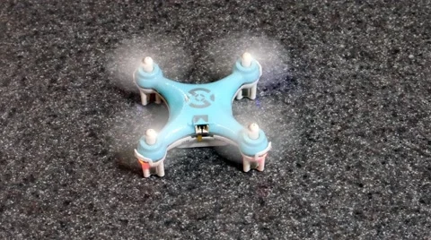 Nano-Drone Takes Off Stock Footage 53978669