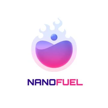 Nano fuel logo template Stock Illustration