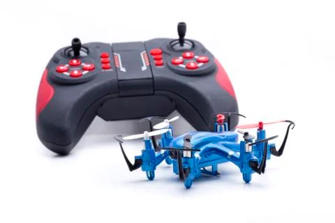 Nano hexacopter blue Stock Photos