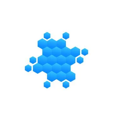 Nano materials, nanostructure vector Stock Illustration