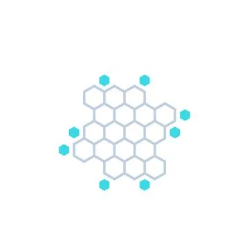 Nano materials, nanostructure, vector illustration Stock Illustration