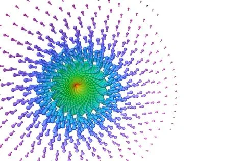 Nano particle, artwork Stock Illustration
