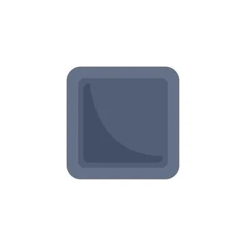 Nano processor icon flat isolated vector Stock Illustration