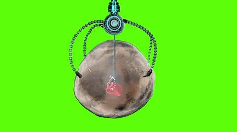 Nano robot kills the human cell. Medical concept anatomical future. Green screen Stock Footage 59528404