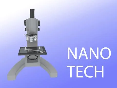 NANO TECH concept Stock Illustration