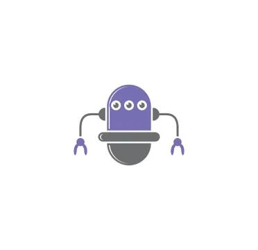 Nano tech related icon on background for graphic and web design. Creative Stock Illustration