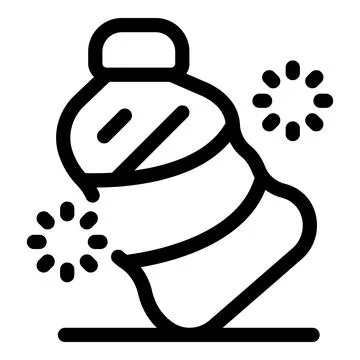Nano technology cleaning bottle eliminating germs and bacteria Stock Illustration
