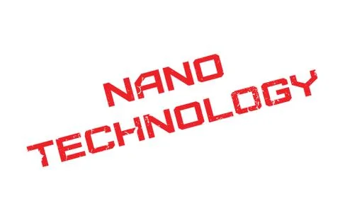 Nano technology rubber stamp Stock Illustration