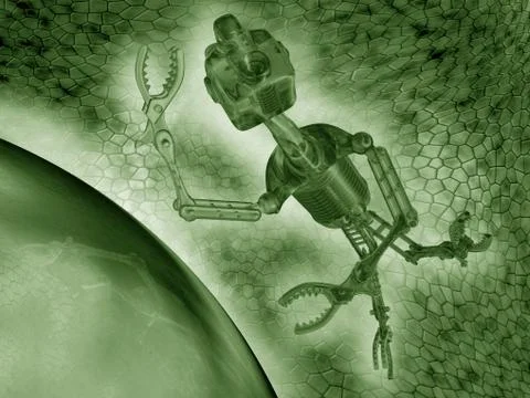 Nanobot Stock Illustration