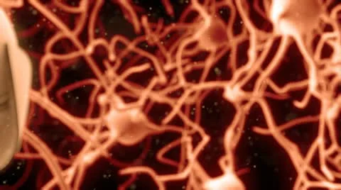 Nanobot inside human mind 스톡 동영상 21316194