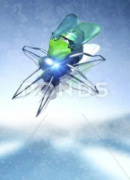 Nanodrone, artwork Stock Illustration