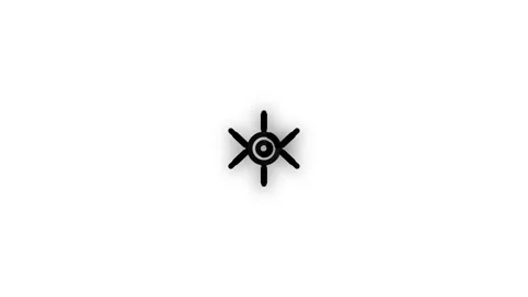 Nanomedicine Line Icon Animation Loop White Background Video stock 341540484