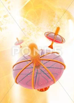 Nanoparticle drug delivery, artwork Stock Illustration