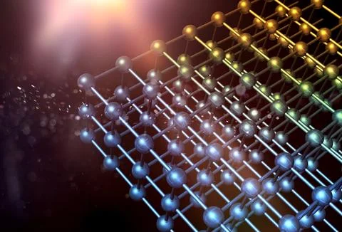 Nanoparticle grid Stock Photos