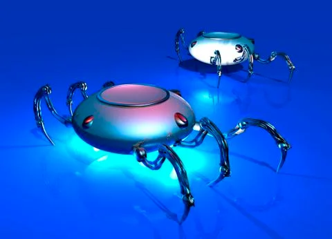 Nanorobots, conceptual artwork Stock Illustration
