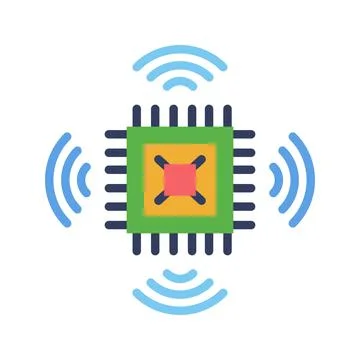 Nanosensor Icon Image. Illustrazione stock