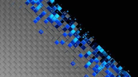 Nanotech abstract diagonal transition Stock Footage 156718713
