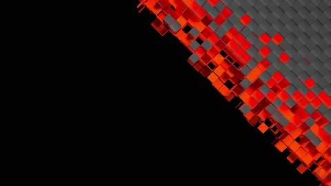 Nanotech abstract diagonal transition Stock Footage 156743003