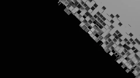 Nanotech abstract diagonal transition Stockbeeldmateriaal 156745431