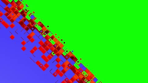 Nanotech abstract diagonal transition Stock Footage 186794771