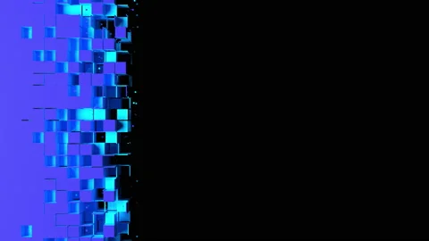 Nanotech abstract horizontal transition Stock Footage 156720676