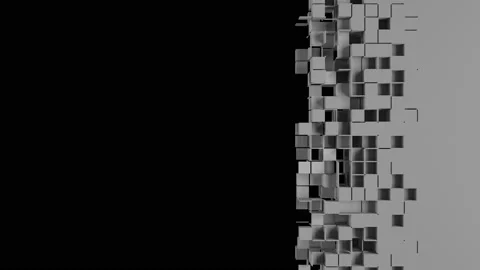 Nanotech abstract horizontal transition Stock Footage 156721335