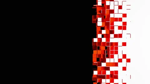 Nanotech abstract horizontal transition Stock Footage 156740576