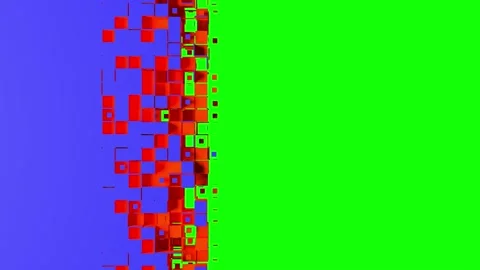 Nanotech abstract horizontal transition Stock Footage 181594426