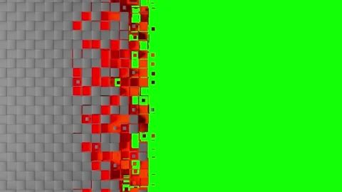 Nanotech abstract horizontal transition Stockbeeldmateriaal 181595908