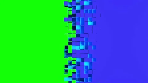 Nanotech abstract horizontal transition 스톡 동영상 186801914