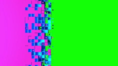 Nanotech abstract horizontal transition Stock Footage 196244467