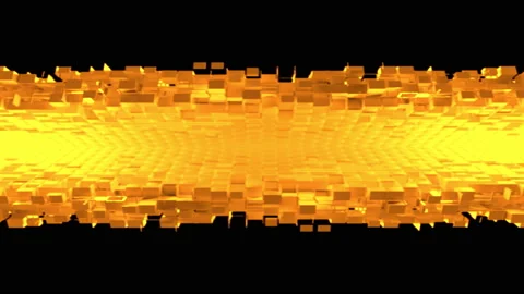 Nanotech angle with cubic particles Stockbeeldmateriaal 156744931