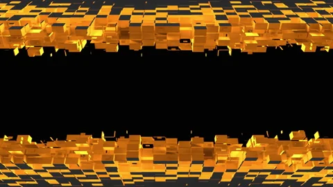 Nanotech shutters with cubic particles Stock Footage 156729441