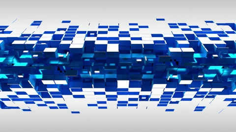 Nanotech shutters with cubic particles 스톡 동영상 156735962