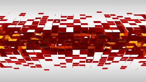 Nanotech shutters with cubic particles Stock Footage 156756419