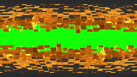 Nanotech shutters with cubic particles Stock Footage 181587482