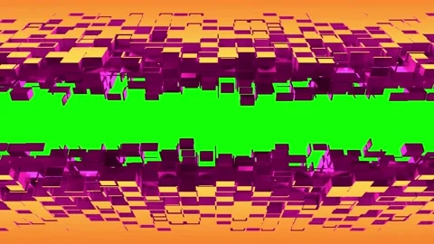 Nanotech shutters with cubic particles Stock Footage 186799486