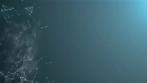 Nanotechnology abstract plexus DeepSkyBlue color background,seamless network Stock Footage 160127648