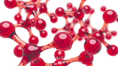 Nanotechnology Atom molecule slowly rotating animation Vídeos de archivo 49718925