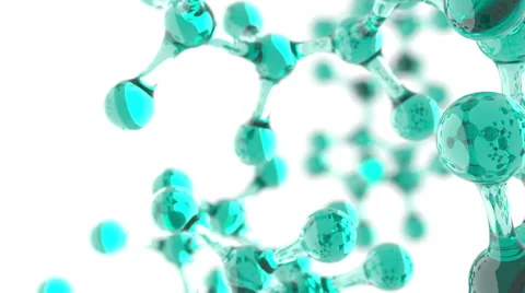 Nanotechnology Atom molecule slowly rotating animation 動画素材 49718936