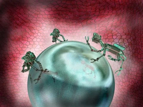 Nanotechnology Stock Illustration