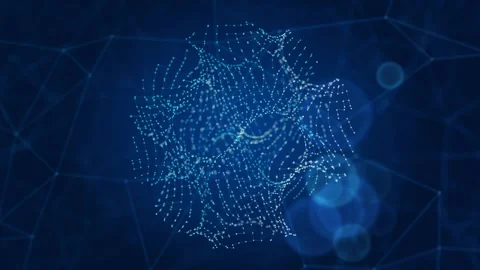 Nanotechnology material science motion graphics porous sphere Vídeos de archivo 348610913