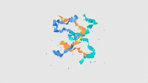Nanotechnology Protein Complex - Cyan Molecular Loop Stock Footage 331008941