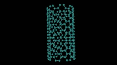 Nanotube with alpha channel Stock Footage 14133209
