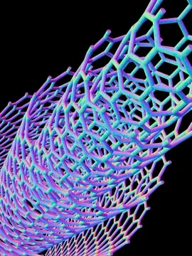 Nanotube technology Illustrazione stock