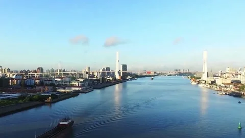 Nanpu Bridge Stock Footage 234494863