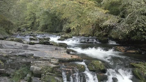 Nantahala River Falls Stock Footage 258284629